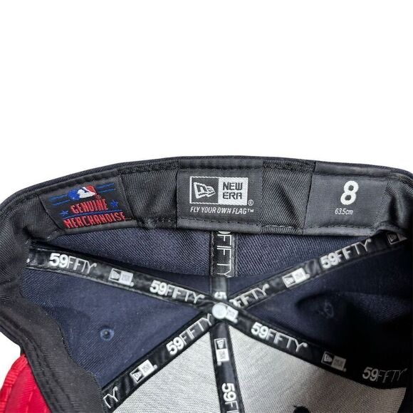 Atlanta Braves New Era 59FIFTY Fitted Hat Cap Size 8 Multicolor Men's - Picture 6 of 6